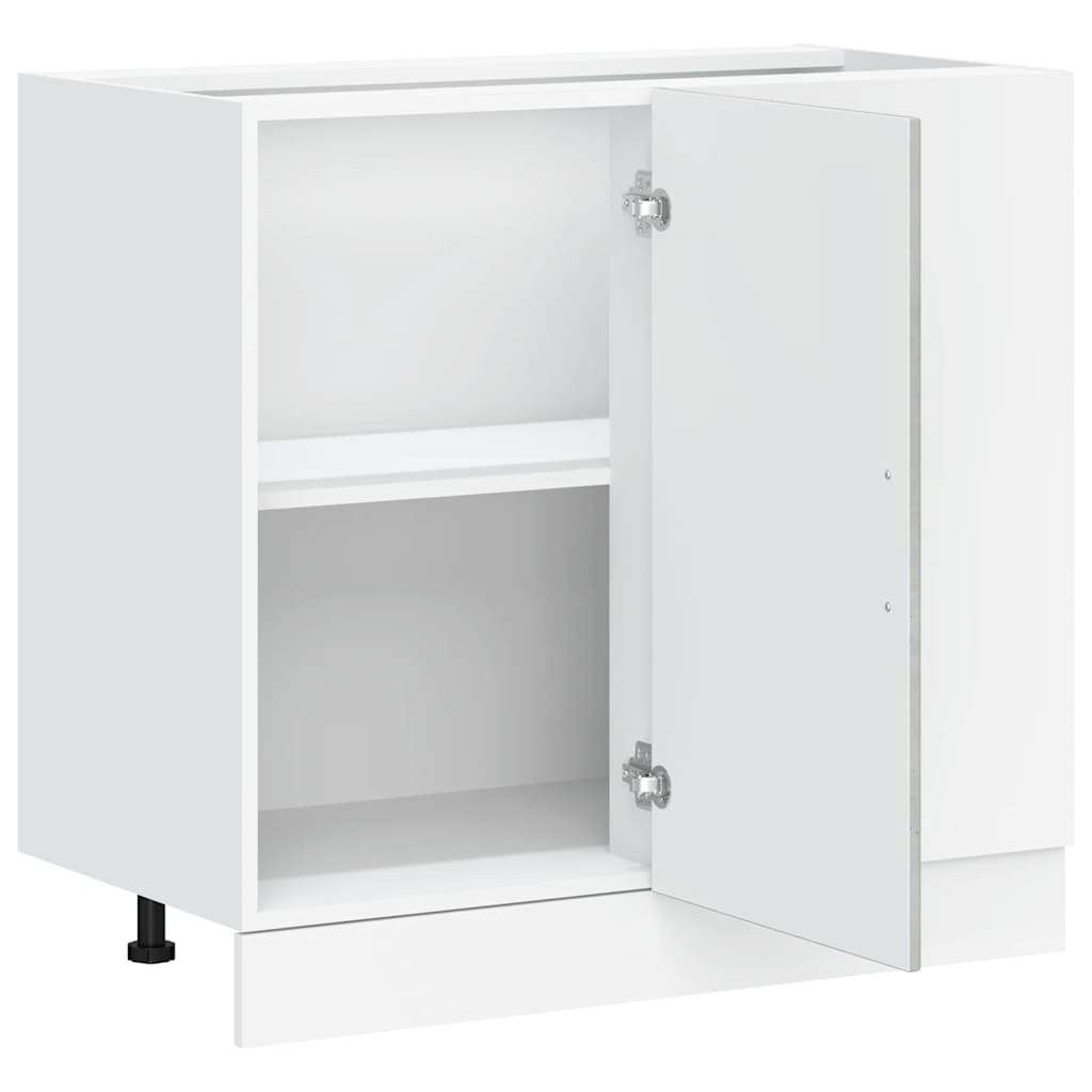 vidaXL Kitchen Base Cabinet Porto Concrete Grey Engineered Wood 5