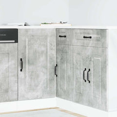 vidaXL Kitchen Base Cabinet Kalmar Concrete Grey Engineered Wood 1