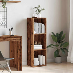 vidaXL Book Cabinet Old Wood 36x30x114 cm Engineered Wood 3