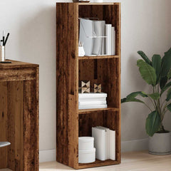 vidaXL Book Cabinet Old Wood 36x30x114 cm Engineered Wood 4