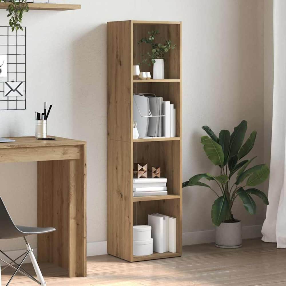 Book Cabinet/TV Cabinet 36x30x143 cm Engineered Wood Artisan oak
