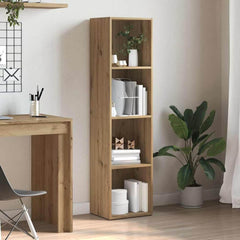 Book Cabinet/TV Cabinet 36x30x143 cm Engineered Wood Artisan oak