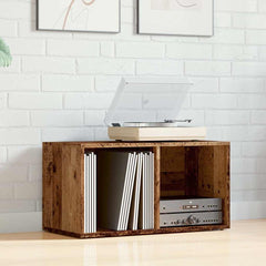LP Storage Box Old Wood Engineered Wood, image 3