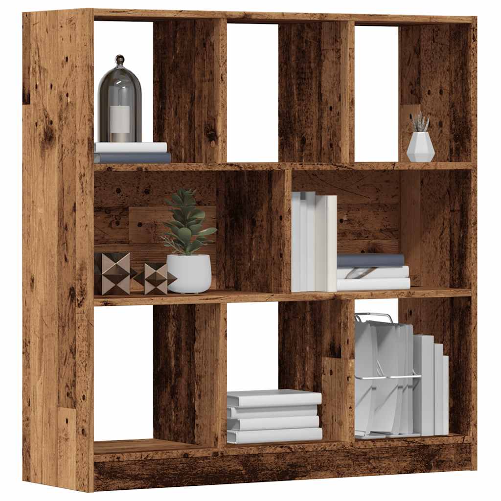 vidaXL Book Cabinet 97.5x29.5x100 cm Engineered Wood