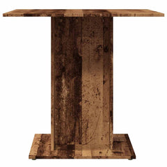vidaXL Dining Table Old Wood 80x80x75 cm Engineered Wood 5