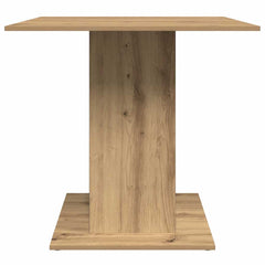 vidaXL Dining Table Artisan Oak 80x80x75 cm Engineered Wood 6