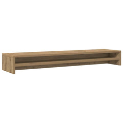 vidaXL Monitor Stand Artisan Oak 100x24x13 cm Engineered Wood 2