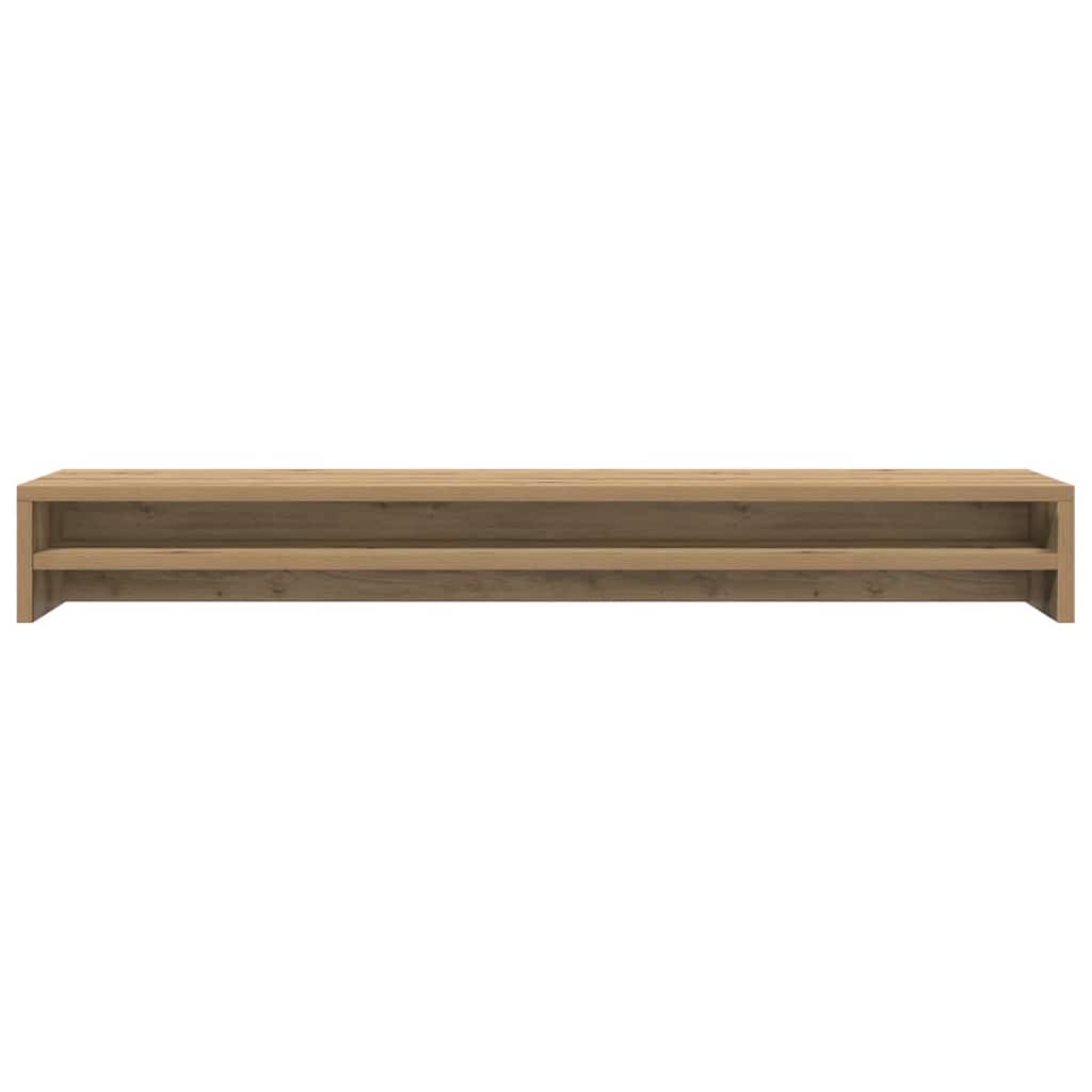 vidaXL Monitor Stand Artisan Oak 100x24x13 cm Engineered Wood 5