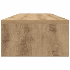 vidaXL Monitor Stand Artisan Oak 100x24x13 cm Engineered Wood 6