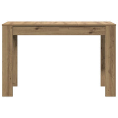 vidaXL Dining Table Artisan Oak 120x60x76 cm Engineered Wood 5
