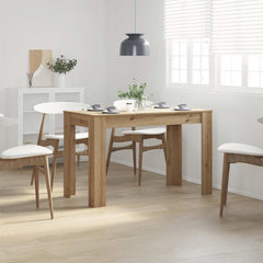 vidaXL Dining Table Artisan Oak 120x60x76 cm Engineered Wood 1