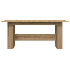 vidaXL Dining Table Artisan Oak 180x90x76 cm Engineered Wood 5