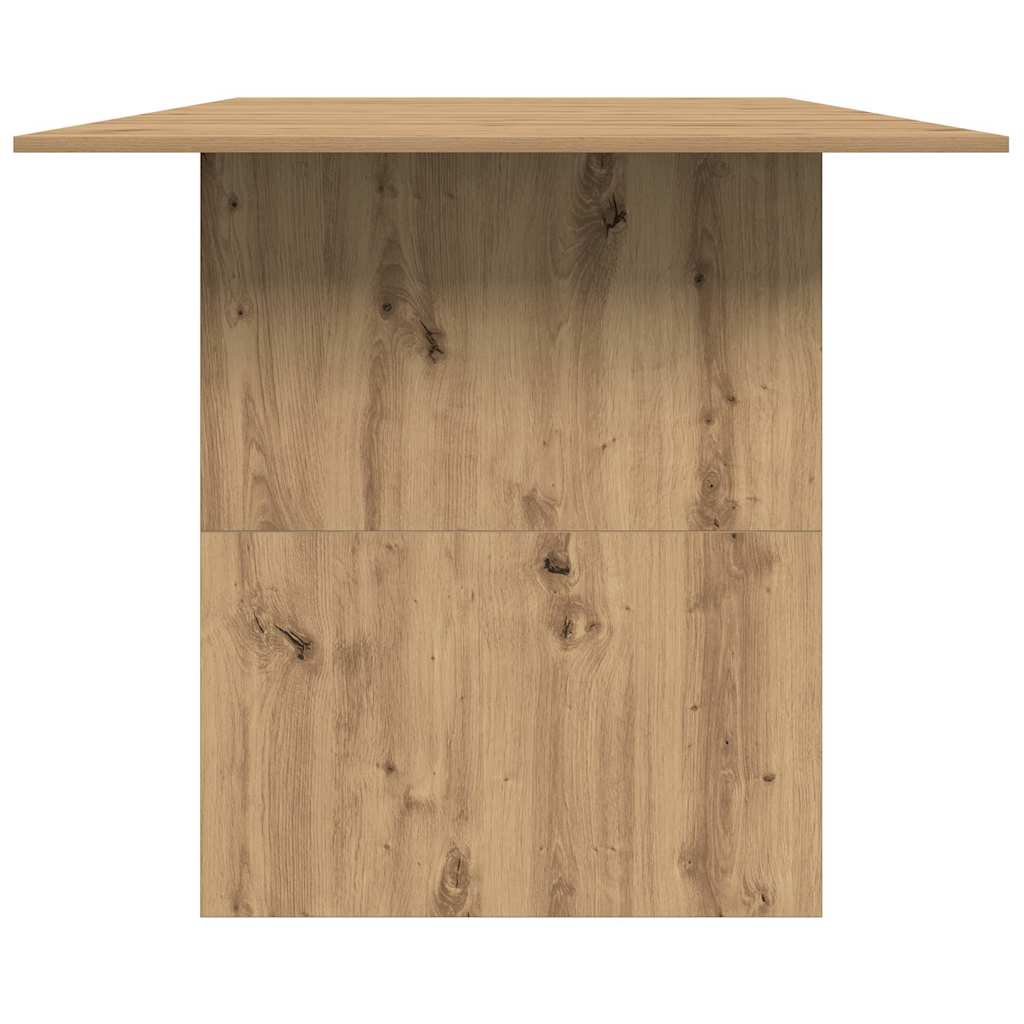 vidaXL Dining Table Artisan Oak 180x90x76 cm Engineered Wood 6