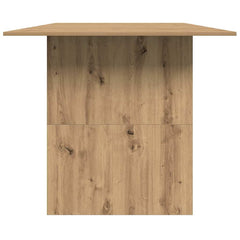 vidaXL Dining Table Artisan Oak 180x90x76 cm Engineered Wood 6