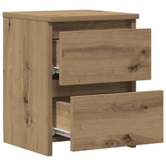 vidaXL Bedside Cabinet Artisan Oak 30x30x40 cm Engineered Wood 6