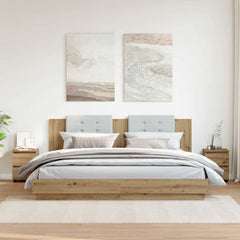 vidaXL Bedside Cabinets 2 pcs Artisan Oak 30x30x40 cm Engineered Wood 1