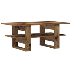 vidaXL Coffee Table Old Wood 102x55x42 cm Engineered Wood 2