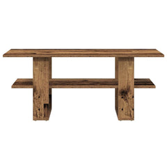 vidaXL Coffee Table Old Wood 102x55x42 cm Engineered Wood 4