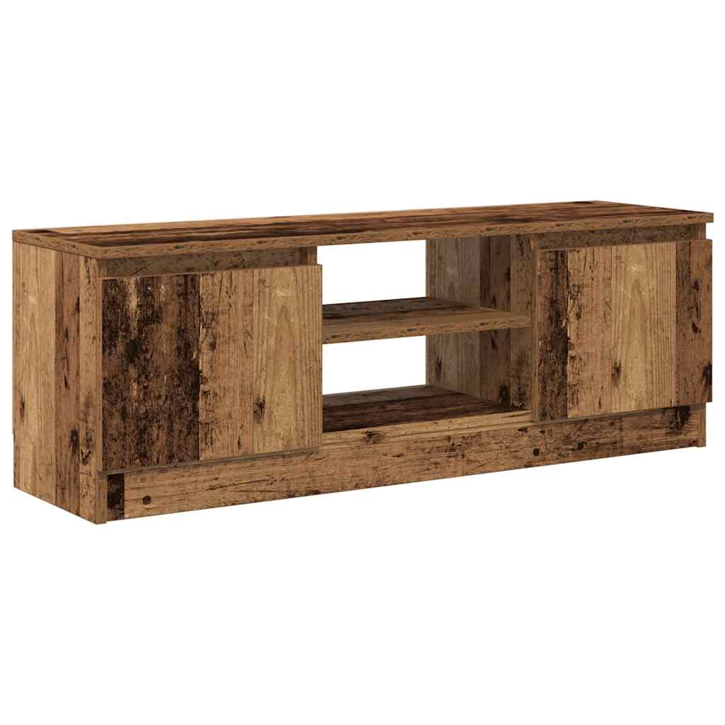 TV Cabinet with Door 102x30x36 cm Old wood