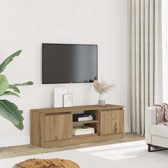 vidaXL TV Cabinet Artisan Oak 102x30x36 cm Engineered Wood 1