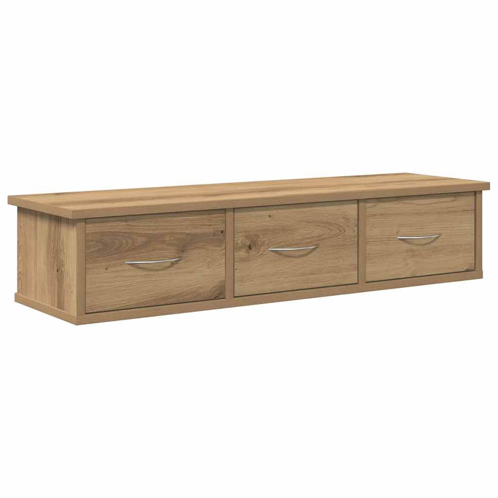 vidaXL Wall Cabinet Artisian Oak 88x26x18,5 cm Engineered Wood 2