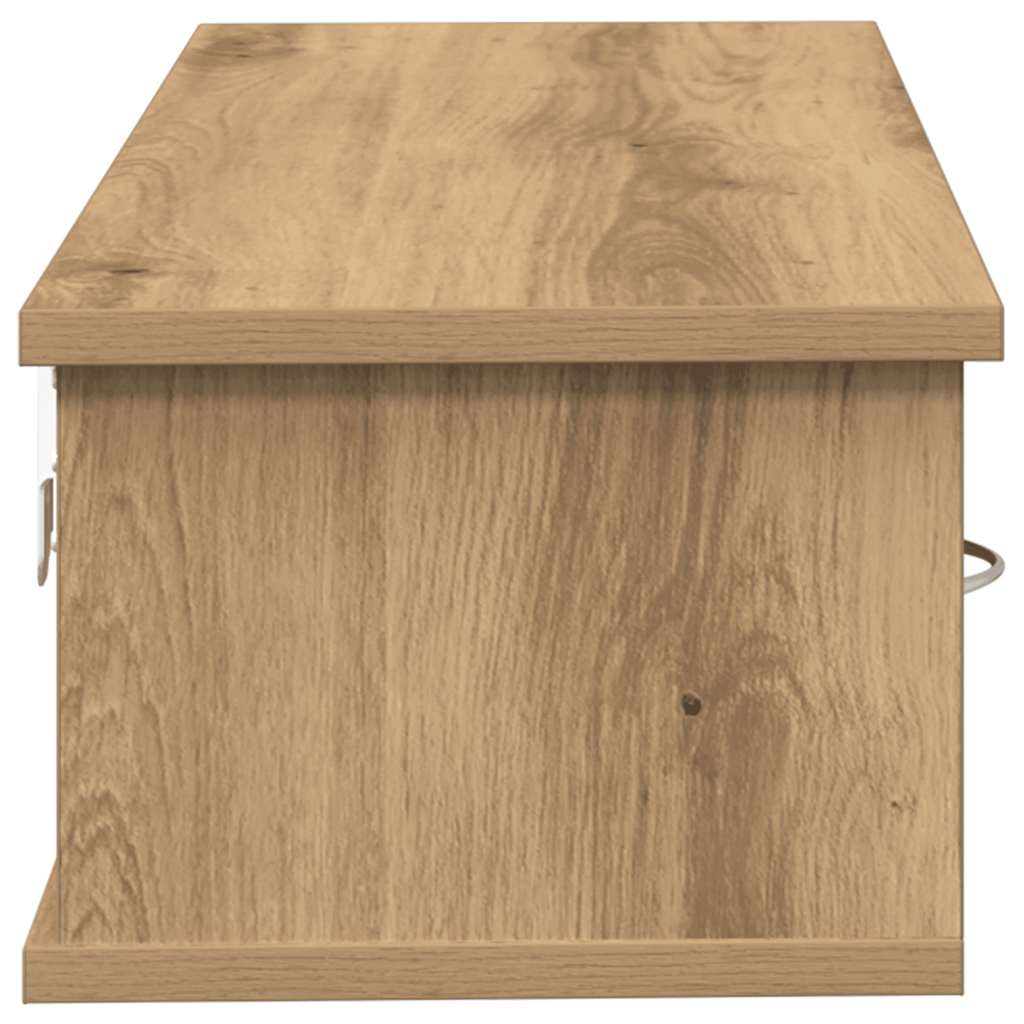 vidaXL Wall Cabinet Artisian Oak 88x26x18,5 cm Engineered Wood 6