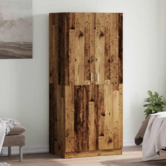 Wardrobe 90x52x200 cm Engineered Wood Old wood