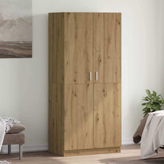 Wardrobe 90x52x200 cm Engineered Wood Artisan oak