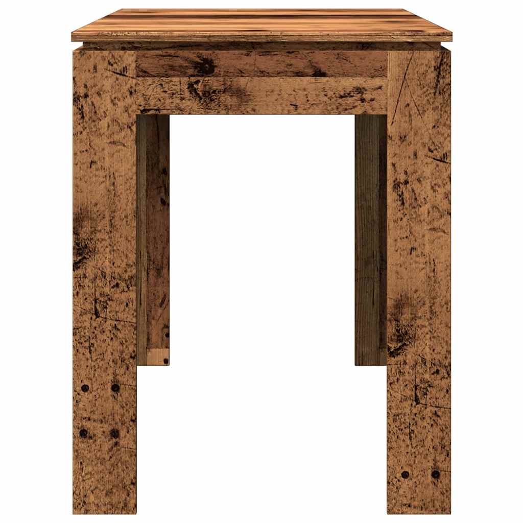 vidaXL Dining Table Old Wood 120x60x76 cm Engineered Wood 5