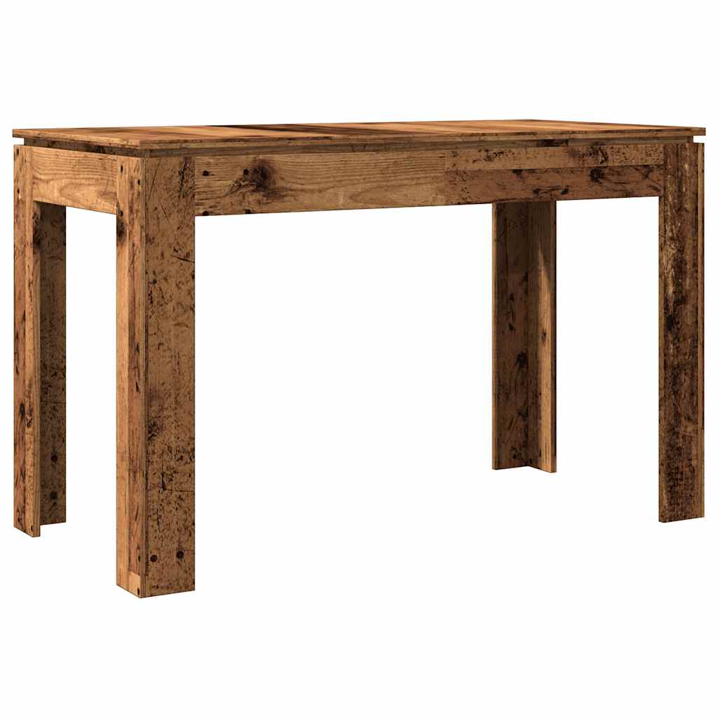 vidaXL Dining Table Old Wood 120x60x76 cm Engineered Wood 6