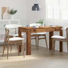 vidaXL Dining Table Old Wood 120x60x76 cm Engineered Wood 1