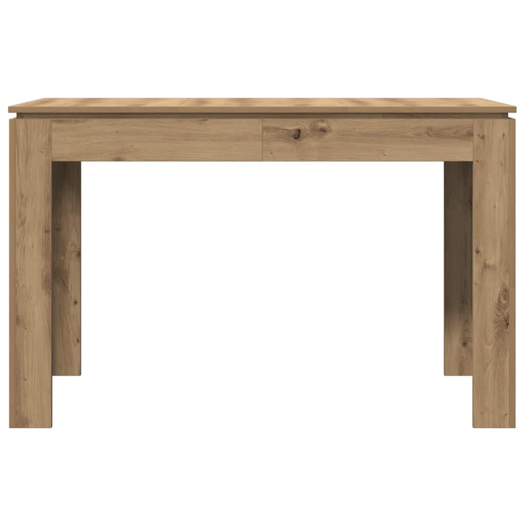 vidaXL Dining Table Artisan Oak 120x60x76 cm Engineered Wood 4
