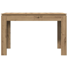 vidaXL Dining Table Artisan Oak 120x60x76 cm Engineered Wood 4