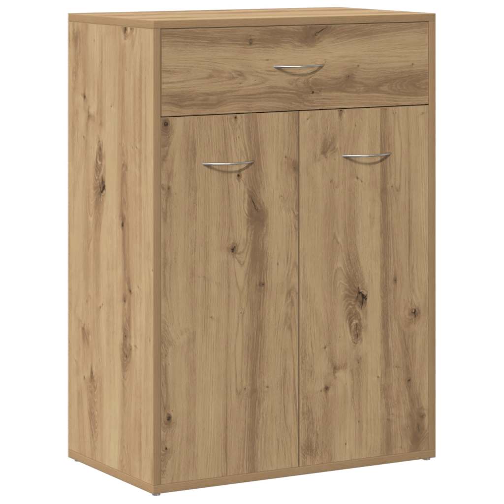 vidaXL Shoe Cabinet Artisan Oak 60x35x84 cm Engineered Wood 2