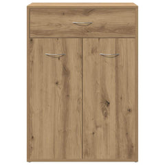 vidaXL Shoe Cabinet Artisan Oak 60x35x84 cm Engineered Wood 5