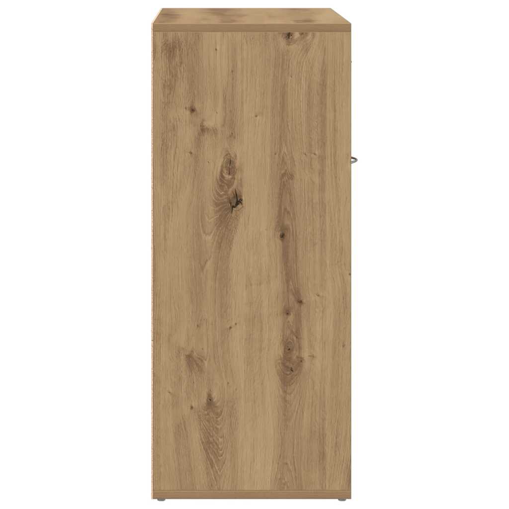 vidaXL Shoe Cabinet Artisan Oak 60x35x84 cm Engineered Wood 6