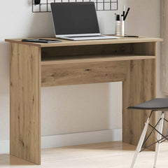 vidaXL Desk Artisan Oak 90x50x74 cm Engineered Wood 1