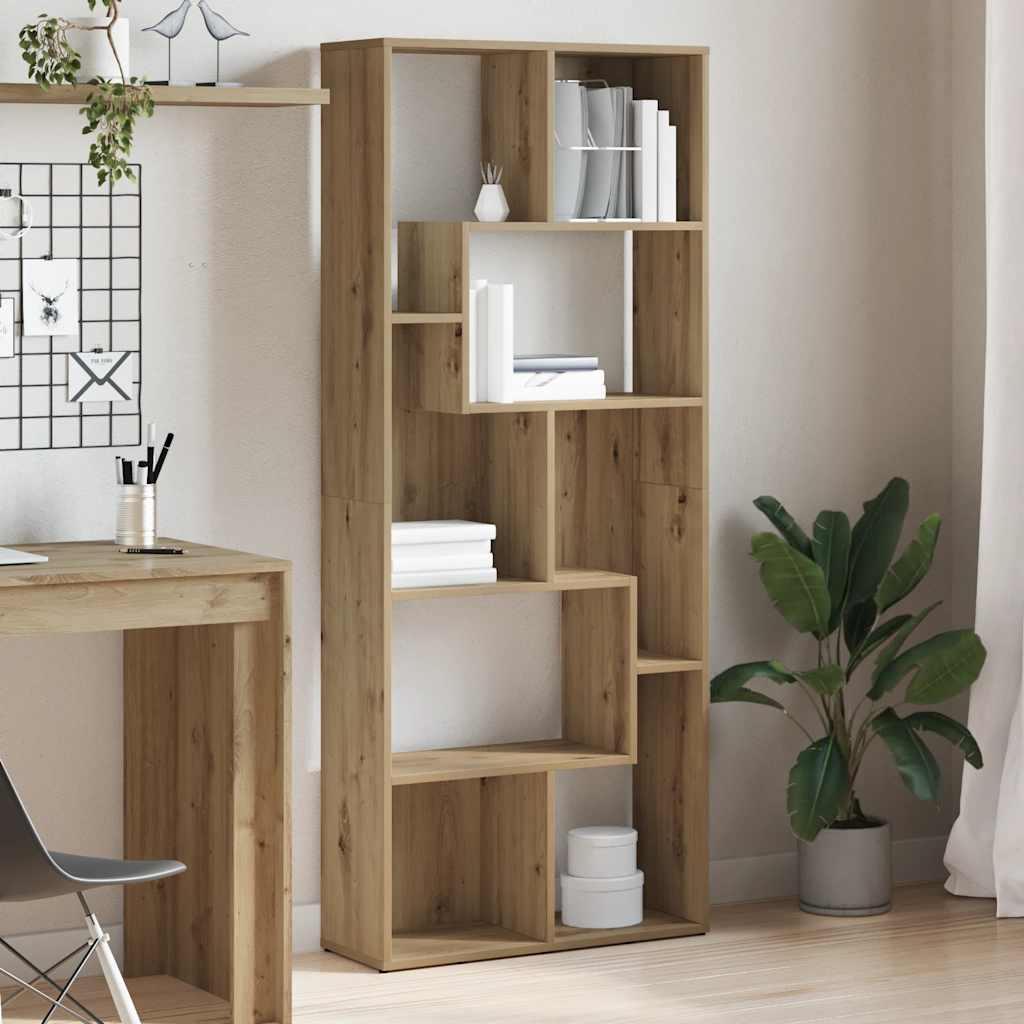 vidaXL Book Cabinet 67x24x161 cm Engineered Wood