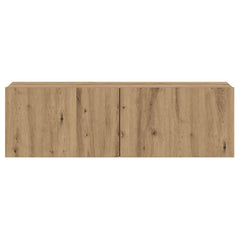 vidaXL Wall Mounted TV Cabinet Artisan Oak 80x30x30 cm Engineered Wood 5