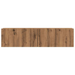 vidaXL Wall Mounted TV Cabinet Artisan Oak 120x30x30 cm Engineered Wood 4