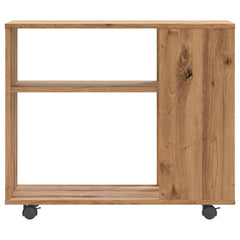 vidaXL Side Table Artisan Oak 70x35x60.5 cm Engineered Wood 4