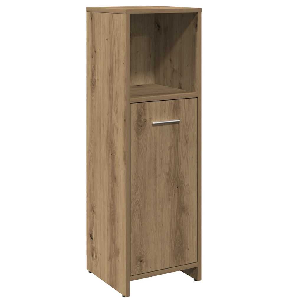 vidaXL Bathroom Cabinet Artisan Oak 30x30x95 cm Engineered Wood 2