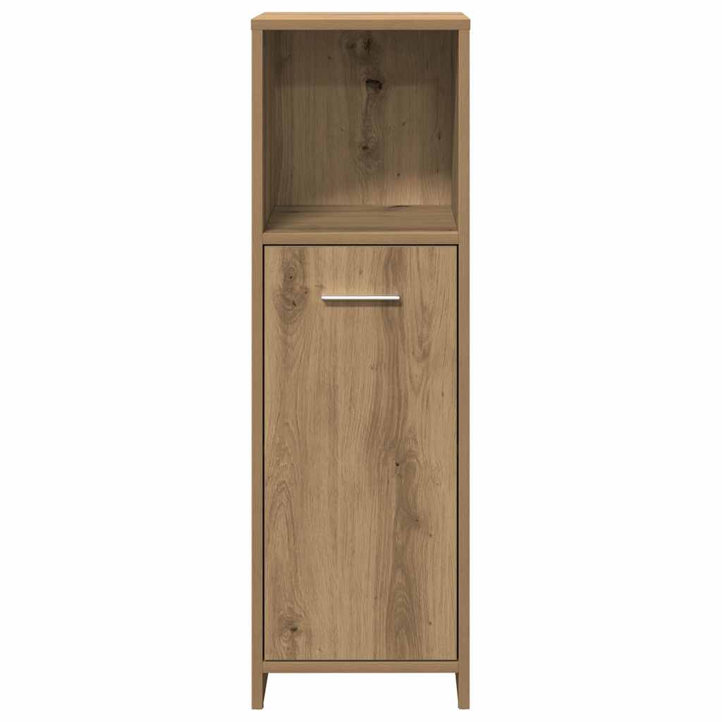 vidaXL Bathroom Cabinet Artisan Oak 30x30x95 cm Engineered Wood 5