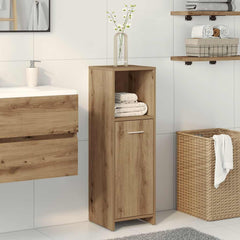 vidaXL Bathroom Cabinet Artisan Oak 30x30x95 cm Engineered Wood 1