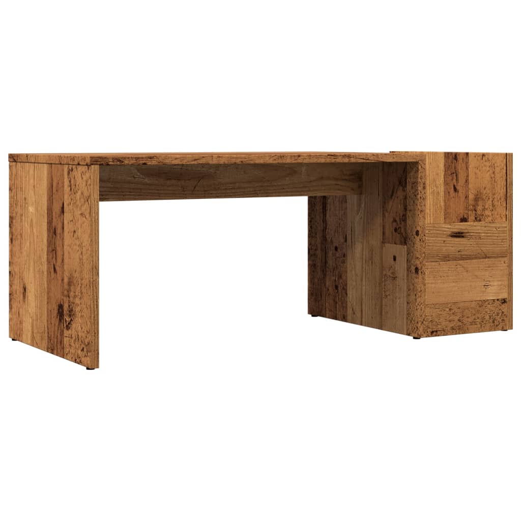 vidaXL Coffee Table Old Wood 90x45x35 cm Engineered Wood 2