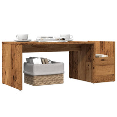 vidaXL Coffee Table Old Wood 90x45x35 cm Engineered Wood 3