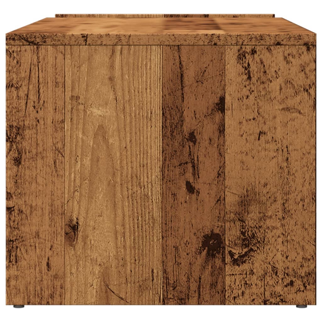 vidaXL Coffee Table Old Wood 90x45x35 cm Engineered Wood 5