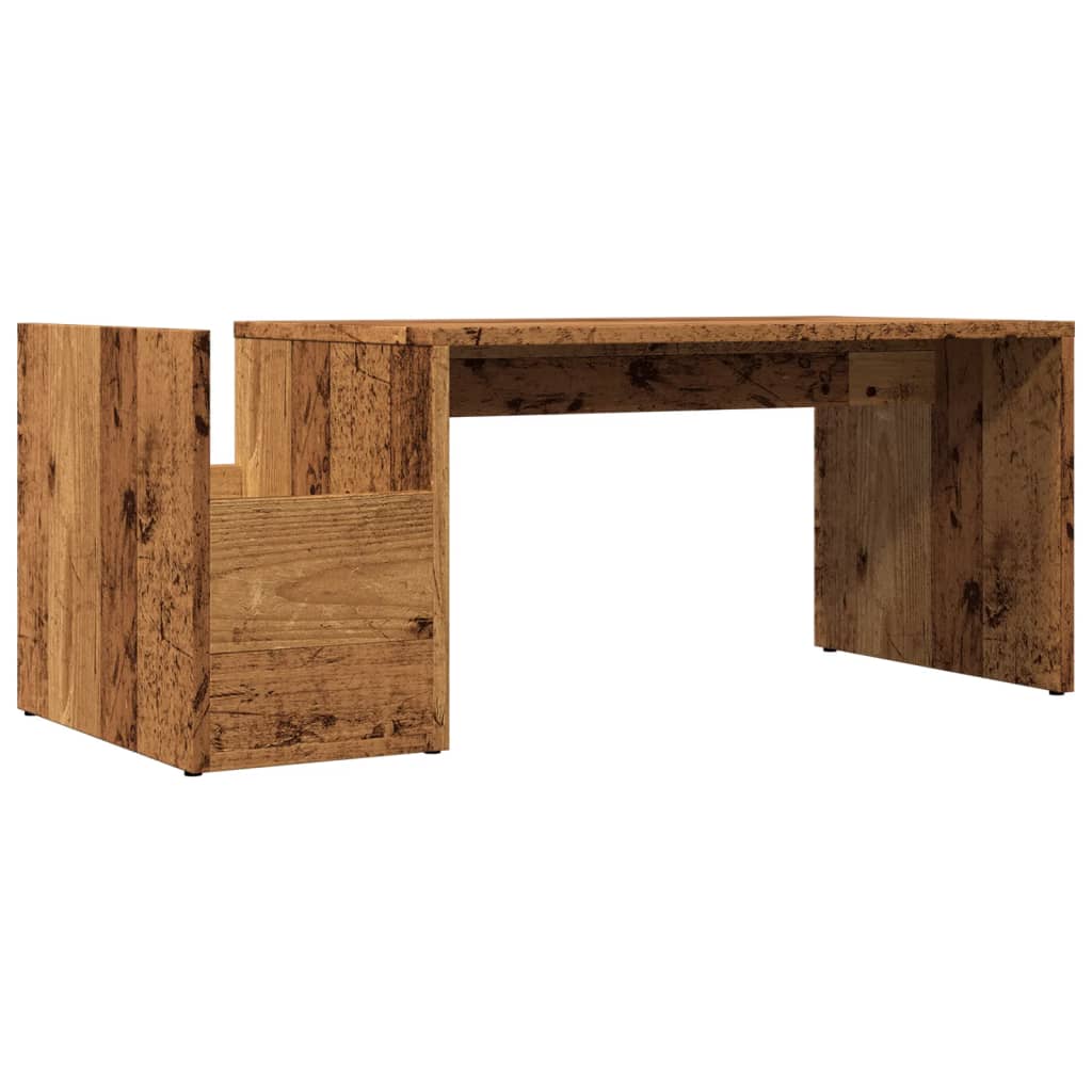 vidaXL Coffee Table Old Wood 90x45x35 cm Engineered Wood 6