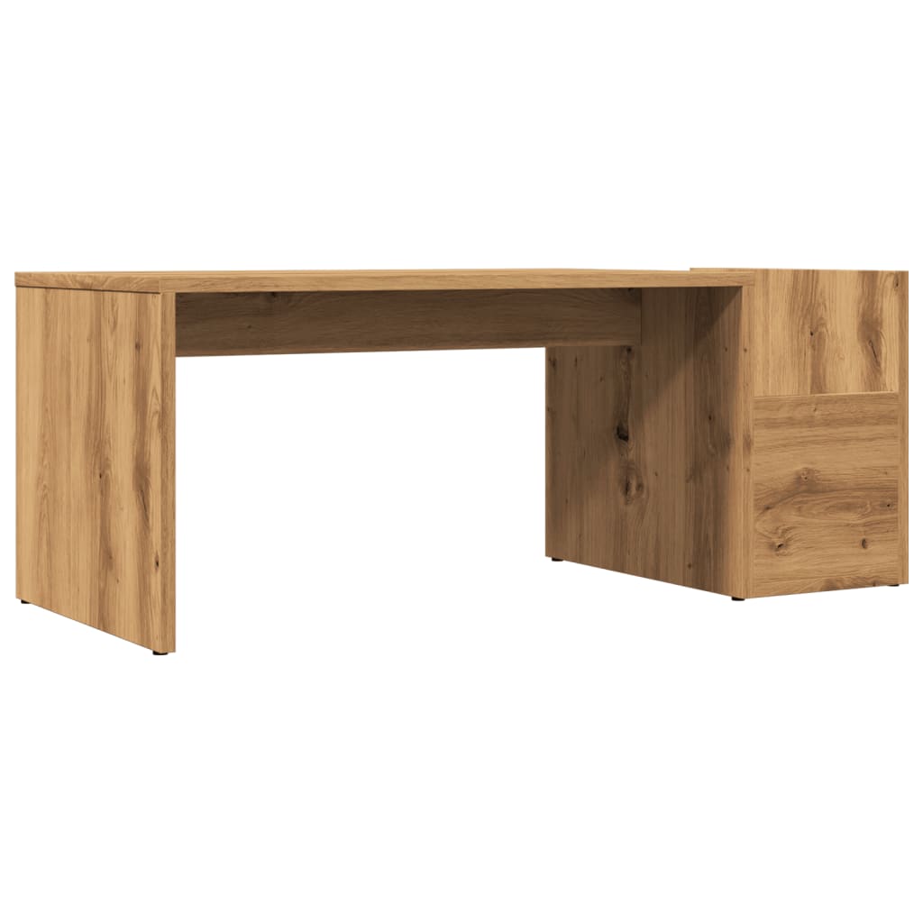 vidaXL Coffee Table Artisian Oak 90x45x35 cm Engineered Wood 2