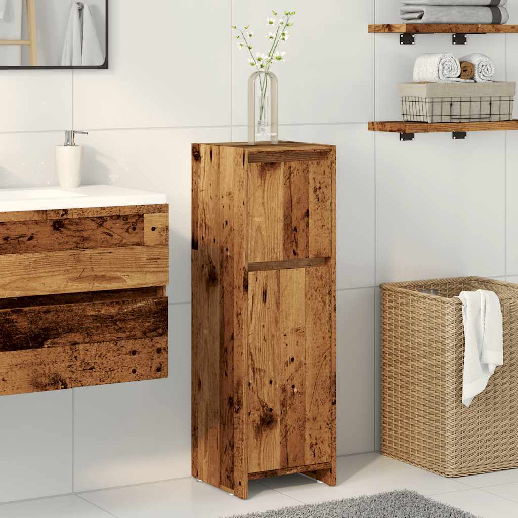 Bathroom Cabinet 30x30x95 cm Engineered Wood Old wood
